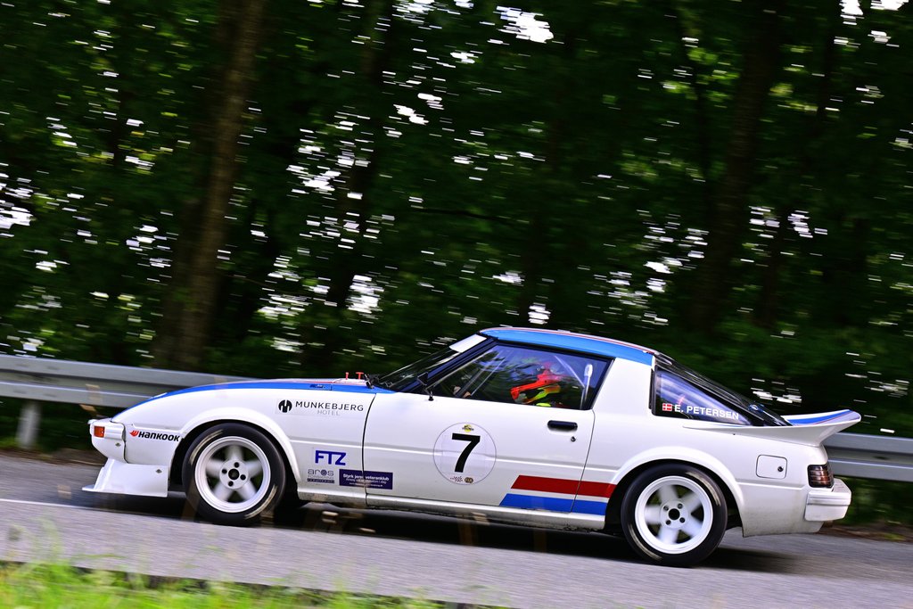 Lokalmatador Erik Pedersen fra Børkop måtte se sig slået med blot ét sekund og blev nr. 2 i Munkebjerg Hill Climb.
(Foto: Michael Eisenberg)